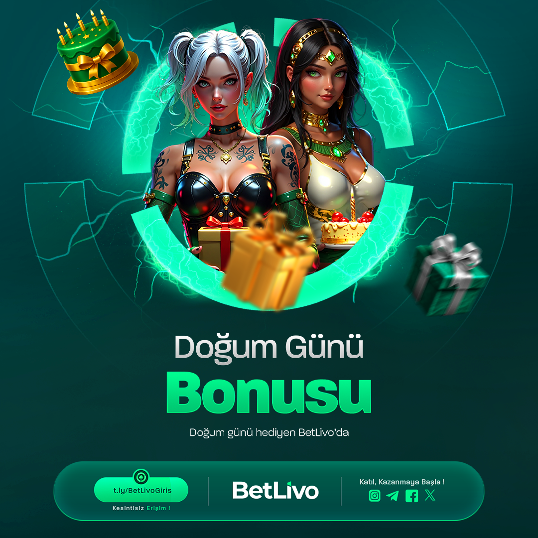 Livo'da Doğum Günü Bonusu! Livo'da Doğum Günü Bonusu!